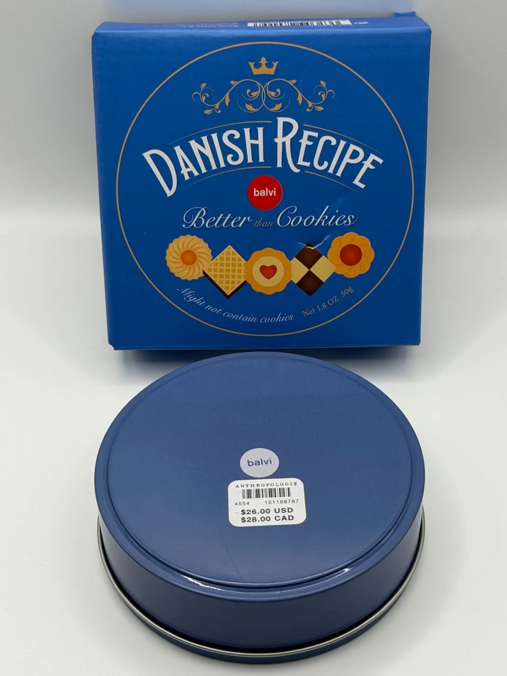 Anthropologie Balvi Danish Cookies Jewelry Box Trinket Holder NIB